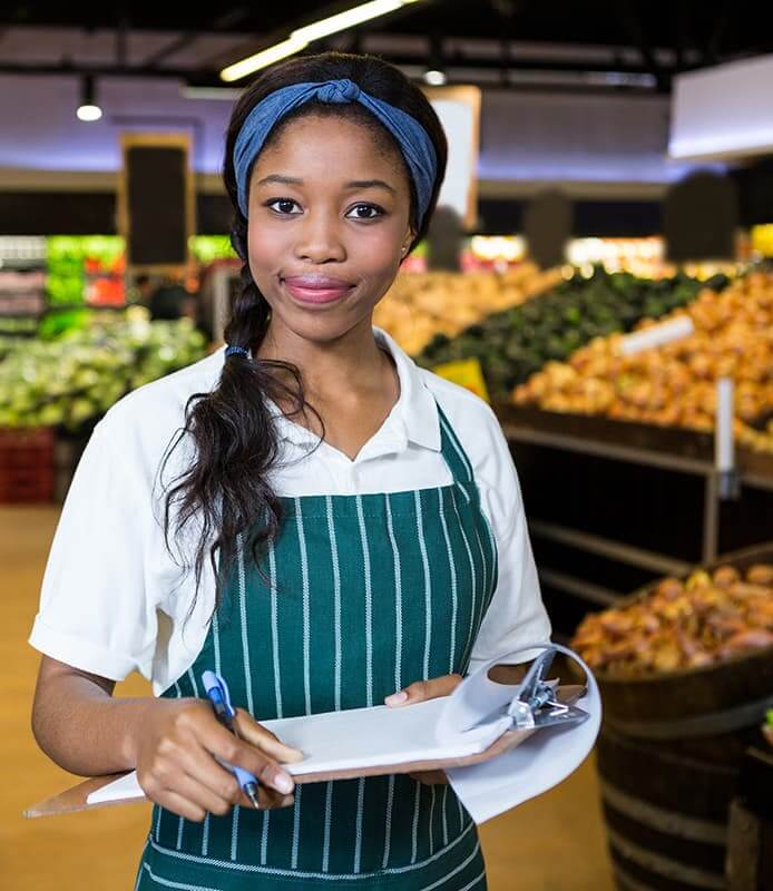 Grocery Store Employee Photo